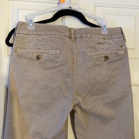 Skinny Low Rise Khaki Pants - Picture 7 of 9